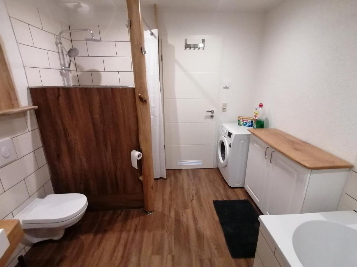 85 qm Wohnung Pauluste mit Terasse und Garten Rostock Exterior foto